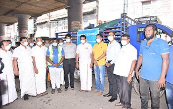 C.R.I. Pumps timely initiative in clearing water logged areas in Coimbatore