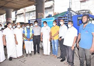 C.R.I. Pumps timely initiative in clearing water logged areas in Coimbatore